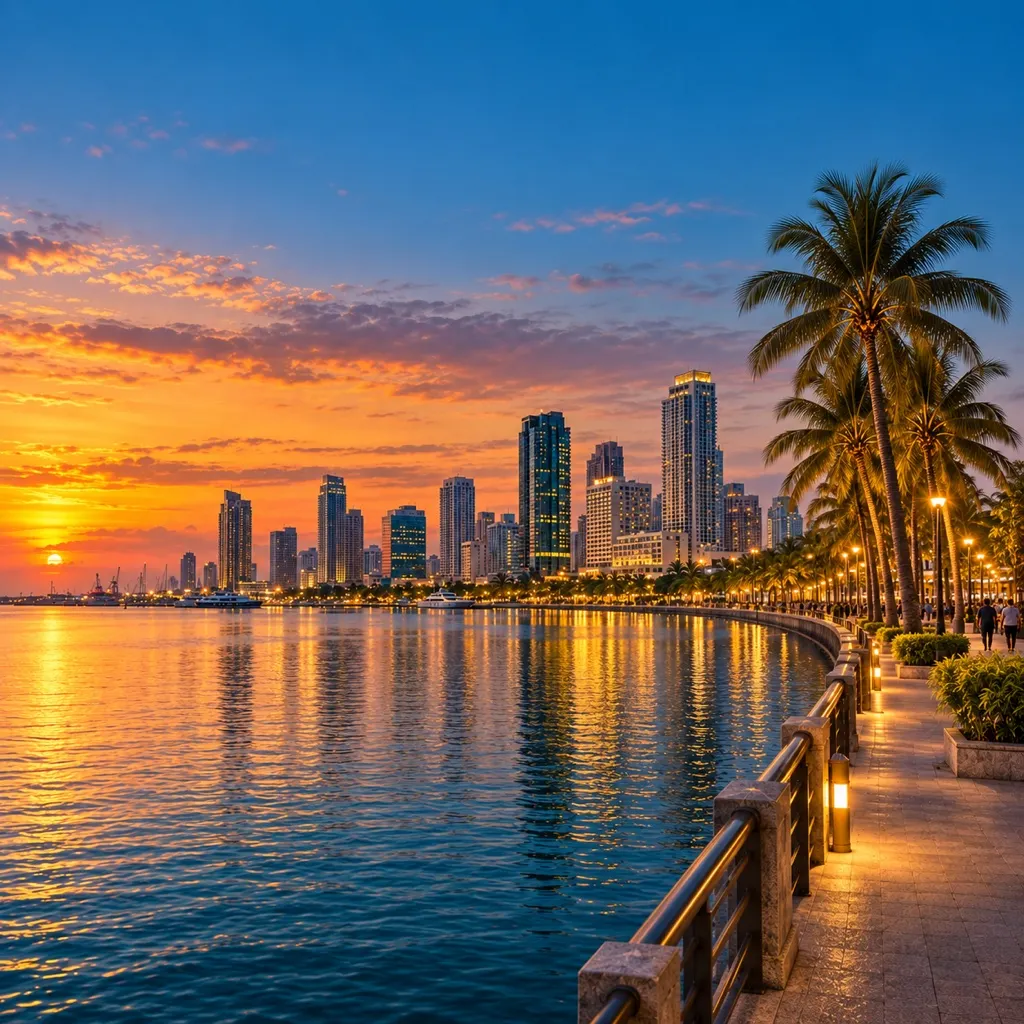 Manila Bay at sunset