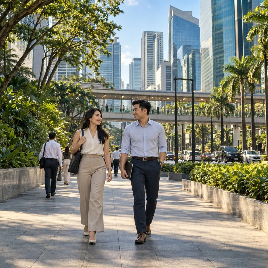 Office towers on Ayala Avenue, Makati